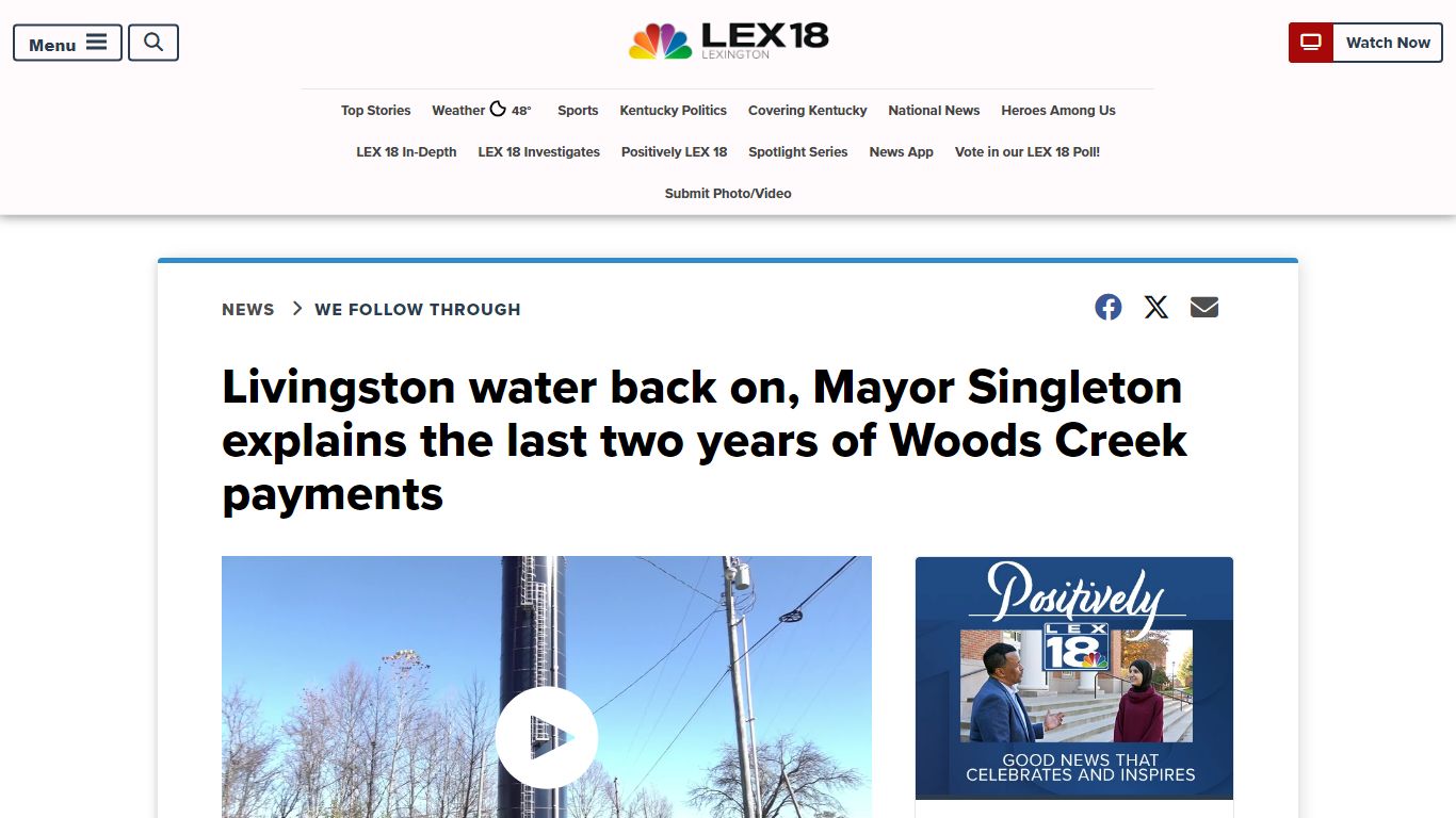 Livingston water back on, Mayor explains the allegedly missing payments